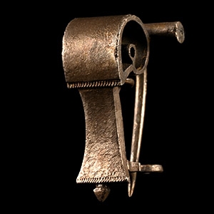 Roman Military Silver Knee Brooch