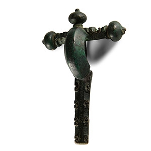 Very Large Roman Bronze Crossbow Brooch