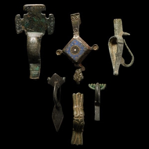Roman and Anglo-Saxon Bronze Brooch Collection