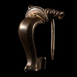 Roman Silver Knee Brooch