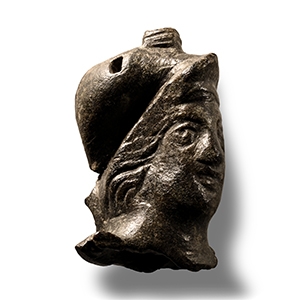 Roman Bronze Head of Minerva