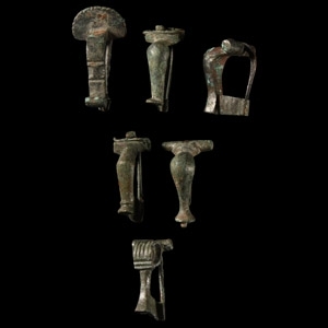 Roman Bronze Military Knee Brooch Collection