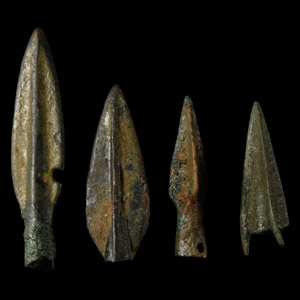 Greek Bronze Arrowhead Collection