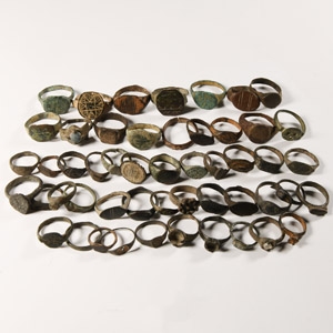 Roman and Later Bronze Ring Collection
