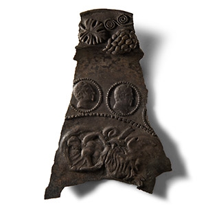 Silver Bowl Fragment with Neo Classical Scene