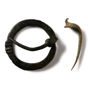Medieval Bronze Annular Brooch