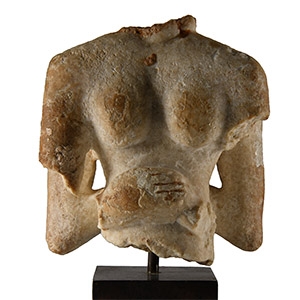Sumerian Stone Janiform Torso