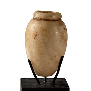 Egyptian Alabaster Kohl Pot