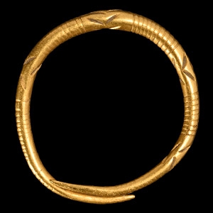Iron Age Celtic Decorated Gold Ring