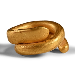 Bronze Age Gold Hair Ring