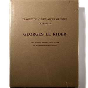 Numismatic Books - Le Rider - Travaux de Numismatique Grecque