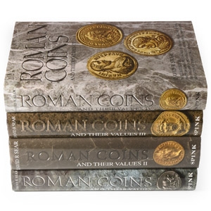 Numismatic Books - Roman Coins and Their Values Volumes I-IV