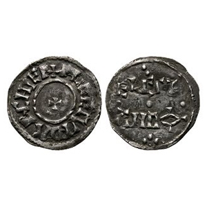 Anglo-Saxon Coins - Archbishop Plegmund - Canterbury / Elfstan - Two Line AR Penny
