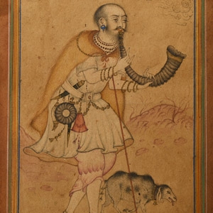 Northern Indian Water Colour Painting of a Pilgrim