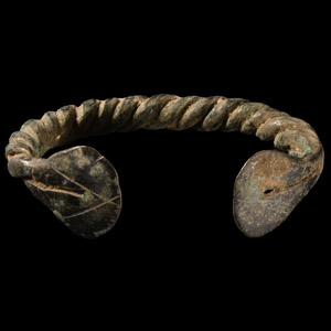 Viking Age Bronze Twisted Bracelet