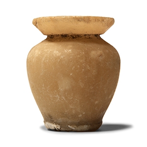 Egyptian Alabaster Kohl Pot