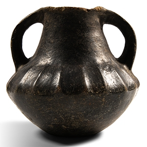 Etruscan Blackware Impasto Vase