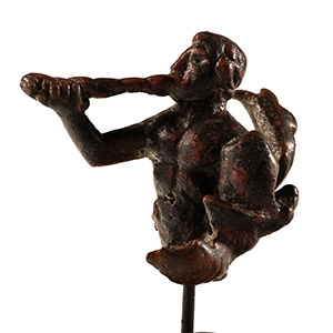 Bronze Statuette of Triton Sounding a Horn