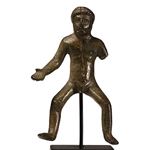 Gallo-Roman Bronze Statuette of a Rider God