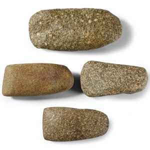 Stone Age Sahara Speckled Stone Axehead Group