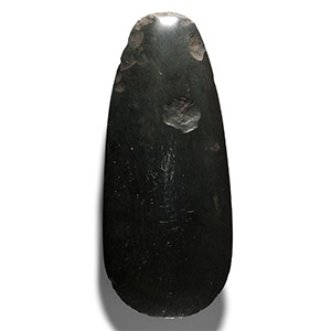Papuan Polished Black Stone Axehead