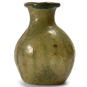Late Roman Green Glass Vessel