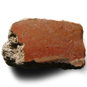 Roman Pompeii Red Fresco Wallplaster