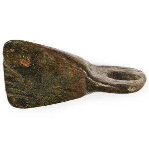 Romano-British Bronze Axe-Shaped Votive Pendant