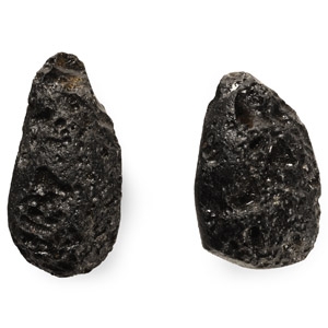 Natural History - Indo-Chinite Black Meteoritic Glass Tektite Group