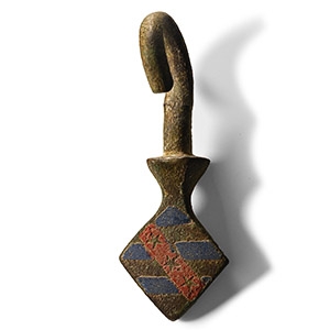 Knights Enamelled Bronze Richard de Valoines Heraldic Horse Harness Pendant