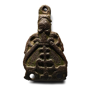 Viking Bronze Skeletal Stirrup Apex Mount