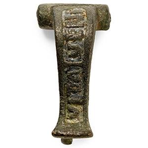 Romano-British Enamelled Bronze VITA VENI Knee Brooch