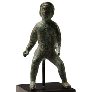Gallo-Roman Bronze Rider Statuette