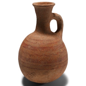 Cypriot Painted Terracotta Jug