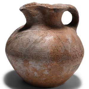 Cypriot Trefoil Mouthed Terracotta Jug
