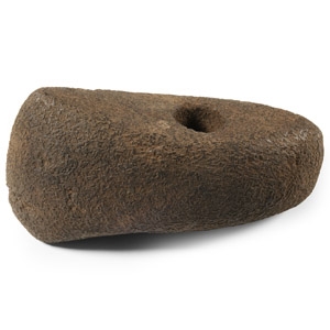 Stone Age Pierced Stone Boat-Shaped Battle Axehead
