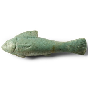 Egyptian Faience Fish Amulet