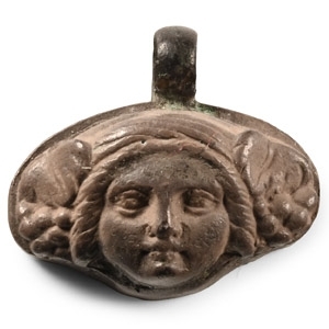 Roman Silver Dionysus Pendant