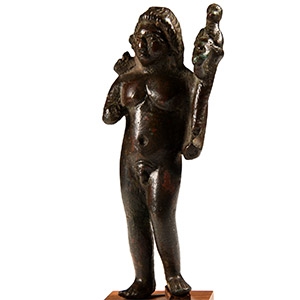 Bronze Harpocrates Figure