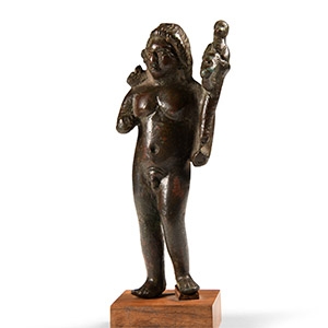 Bronze Harpocrates Figure