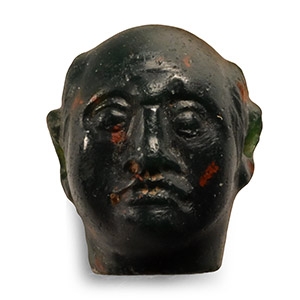 Roman Head of a Philosopher Bead