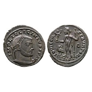 Ancient Roman Imperial Coins - Licinius - Jupiter AE Follis