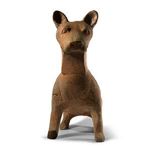 Han Terracotta Guardian Dog Statue