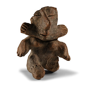 Terracotta Seated Female Figure