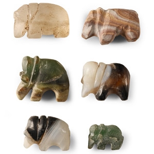 Stone Elephant Bead Collection