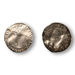 Group of Two [2] England AR Groats.