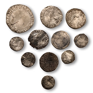 Mixed AR Hammered Coin Group [11]