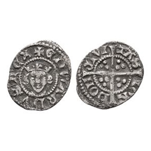 English Medieval Coins - Edward I - London - AR Long Cross Farthing