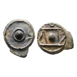 Celtic Iron Age Coins - Cantiaci - Thames Nipples AE Cast Potin