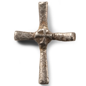 Silver Cross with Cross on Body